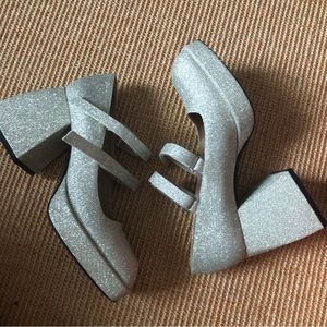 Nodaleto Bulla Babies in Bright Super glitter - size 38.5